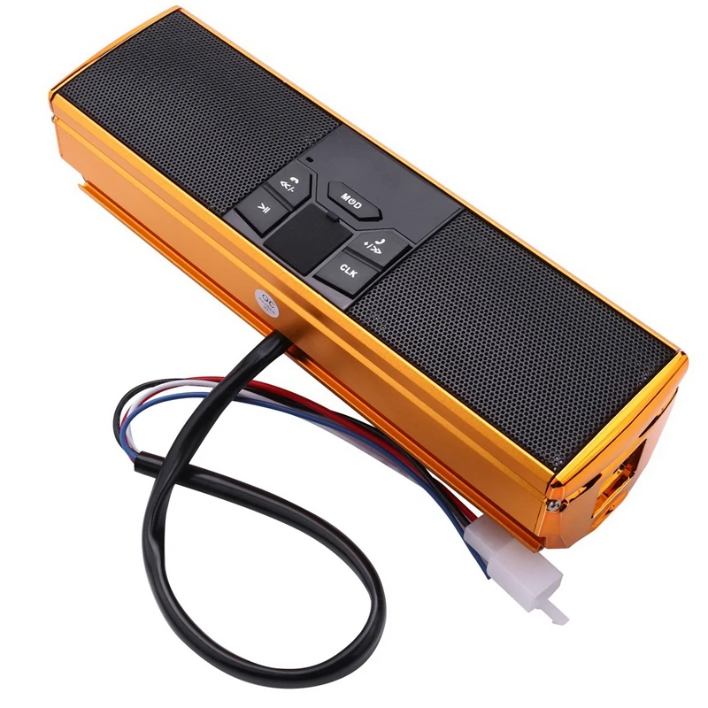Mootorratta Stereo Kõlarid MP3-Pleier, Bluetooth-Mängija koos USB -, AUX-IN,FM-Raadio