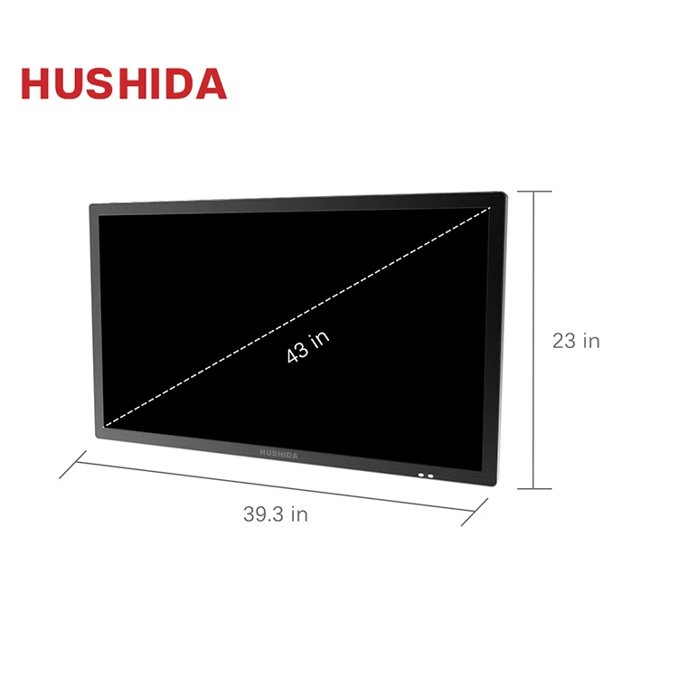 42-tolline ekraan paneel seina riputada reklaami masin wall mount puutetundlik monitor