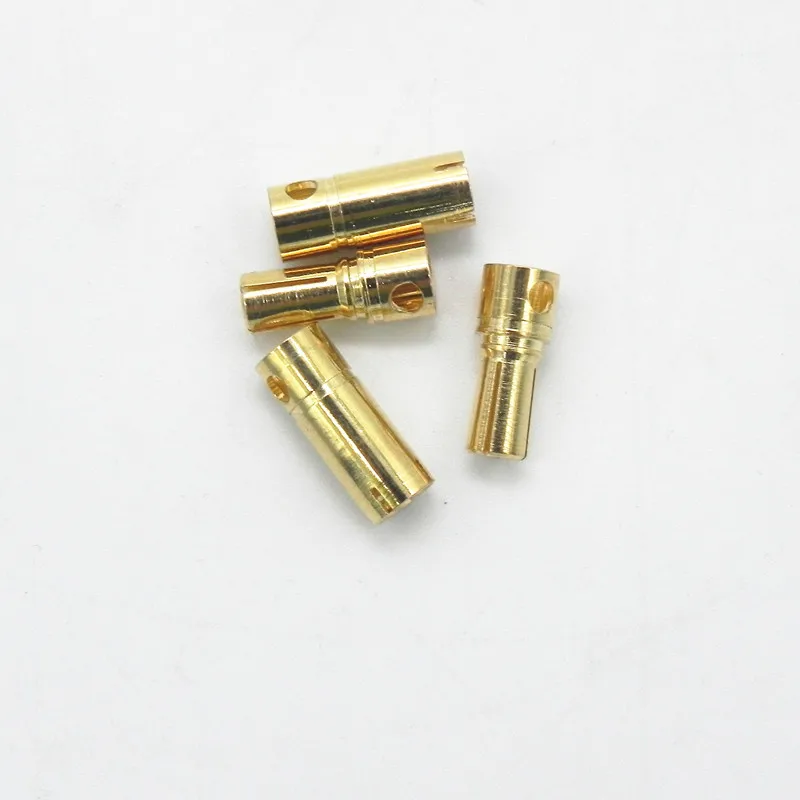 200 paari/palju Kõrge kvaliteedi 4.8 MM Gold Plating Banaan Bullet Plug Connector RC Aku Mootor, ESC Osa FS0172