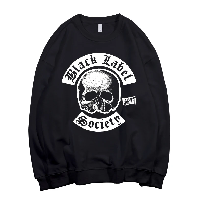2 kujundused Black Label Society Pollover Dressipluus Rock topp punk sudadera streetwear fliis Ülerõivad heavy metal Kolju Luu