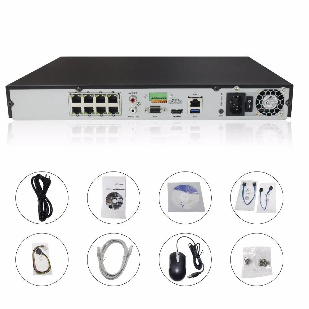 Hikvision Turvalisuse Kaamera Süsteemi 6MP IP Kaamera CCTV Süsteem, videovalve Komplekt Camara DS-2CD2063G0-I 6MP IR Fikseeritud Bullet