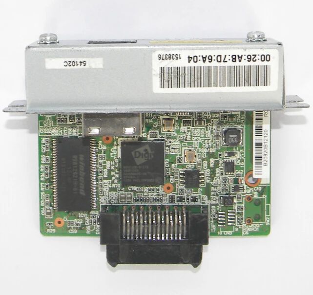 Interface card EPSON UB-E03 M252A Ethernet Interface Card TM Laekumise Printer U288 T88IV T88V T81 T82 printer printeri osad