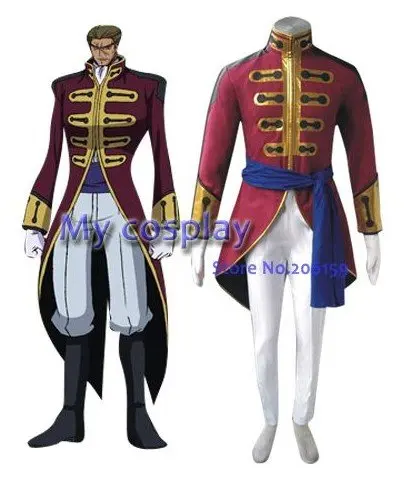 Anime Kood Geass Cosplay riided Britannia Cosplay Kostüüm Meeste Kostüüm Pool Tasuta shipping
