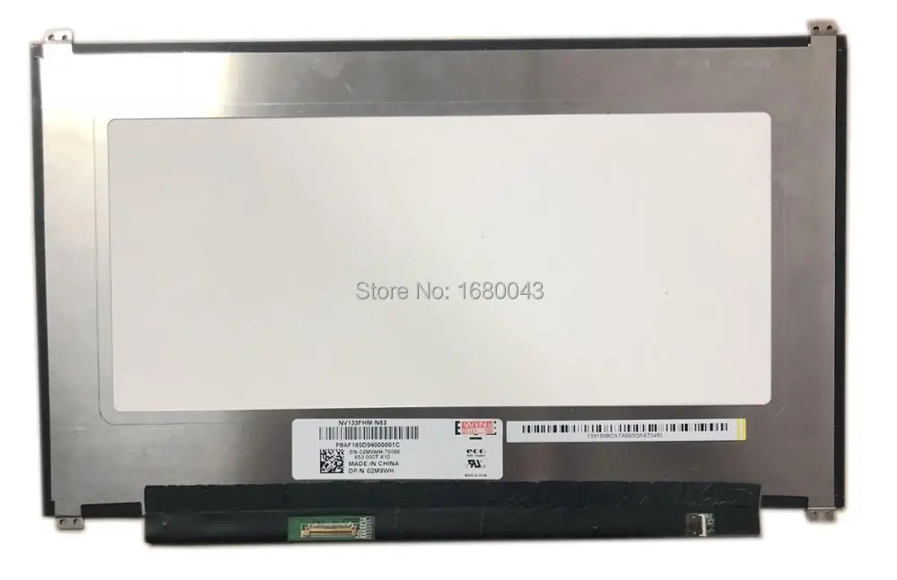 NV133FHM-N63 eDP 30 pin 1920X1080 Sülearvuti LED EKRAANIGA SÜLEARVUTI, Paneel