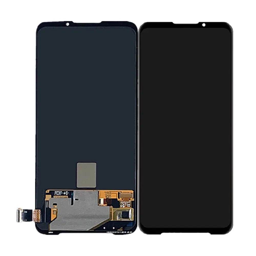 Algne LCD Xiaomi BlackShark 3 Black Shark 3 LCD Ekraan Touch Panel Digitizer Toetada Sõrmejälje varuosa