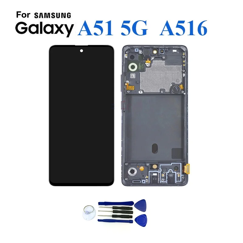 Samsung A51 5G A526 Ekraan lcd Ekraan asendus Samsung A516F A516N ekraan lcd-puuteekraan moodul