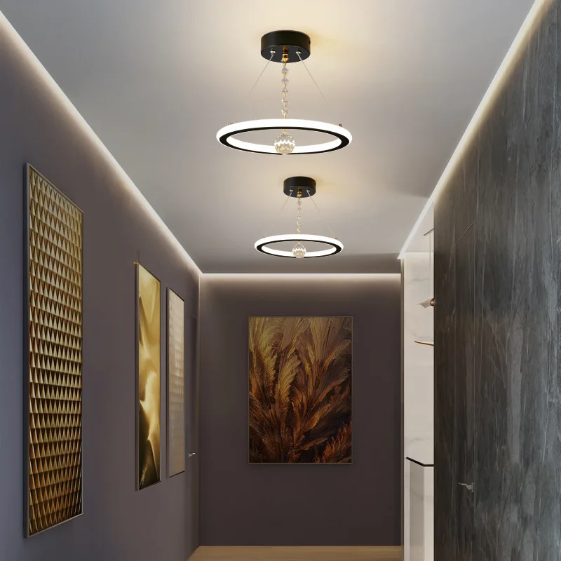 Uus vahekäiguga ripats lamp koridori lambi elutuba söögituba, magamistuba lamp lihtne, kaasaegne rõdu lamp LED lamp