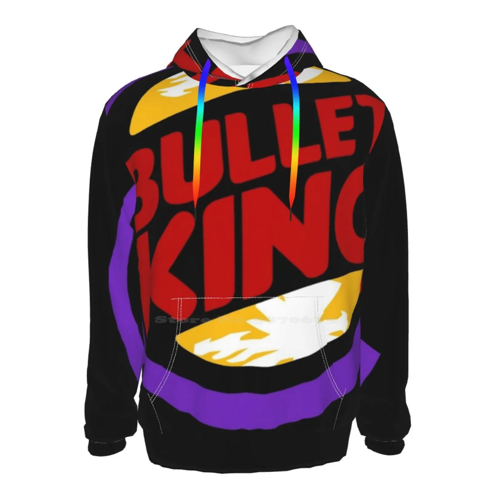 Bullet Kuningas - Loot Seda Teed 3D Cartoon Hupparit Õhuke Hip-Hop Vabaaja Unisex Tops Bullet Kuningas Bullet Kuningas Rajoon Rajoon