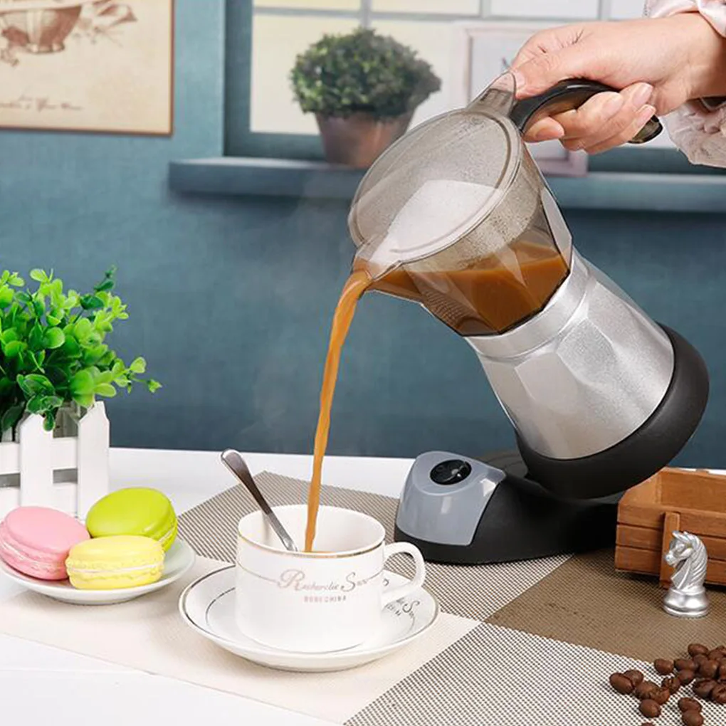 Kaasaskantav kohvimasin Kontor 6 Tassi Koostisega Espresso Coffee Pot Tegemise Vahend, EU Pistik