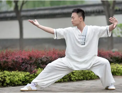 Meeste Suvel Püstkrae Riided Gongfu Koolitus Shortsleeve Martial Arts Wear