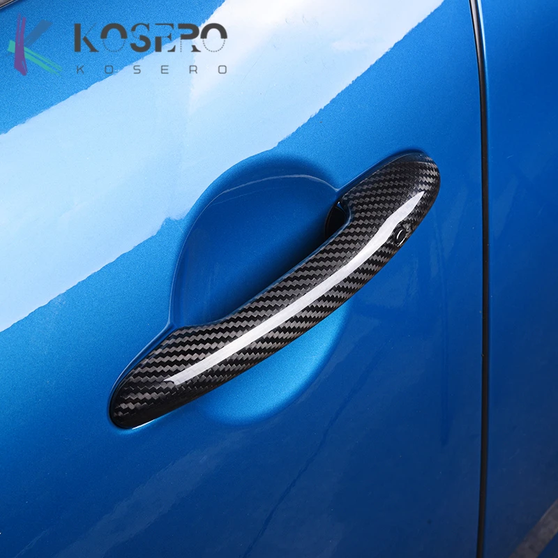 2 Tk Carbon Fiber Auto ukselingi Kate kaitse BMW MINI Cooper S F54 F55 F56 F57 F60 KLUBILIIGE KAASMAALANE Välisilme Remondil
