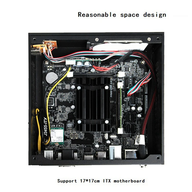 HTPC Arvuti Puhul Horisontaalne Mini ITX Väikesed Juhul tööstuselektroonika Juhul