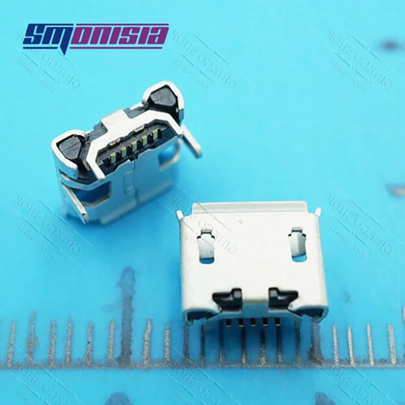 3000PCS Väike Sarv 5p micro usb Porti, Mikro-USB-Pistik Saba Laadimise pesa digitaalse toote