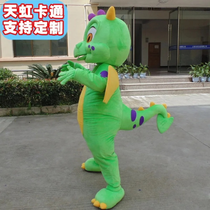Greendinosaur Maskott Draakon Kostüüm Täiskasvanutele Kuuma Müüa Pool Kostüümid Karnevali Kostüümid maskeraadikostüümid Kostüümid Tasuta Shipping