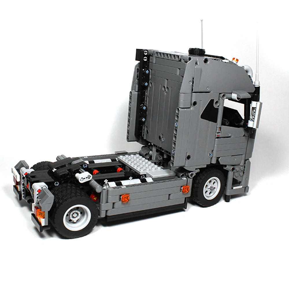 KES Tehnilised Veoauto KES-37849 Engineering Konteiner Traktori Ühik ehitusplokid Sõiduki Auto Telliste Haridus Mänguasjad, Kingitused