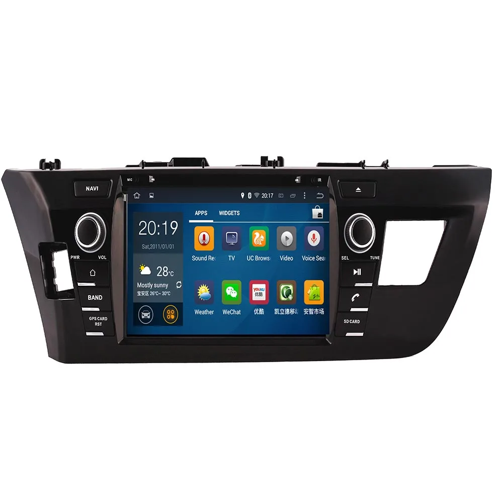 Auto Android Süsteemi RockChip PX5 1080P IPS LCD Ekraan, Toyota Corolla (E170) / Levin 2013~2019 DVD Mängija GPS Navigeerimine