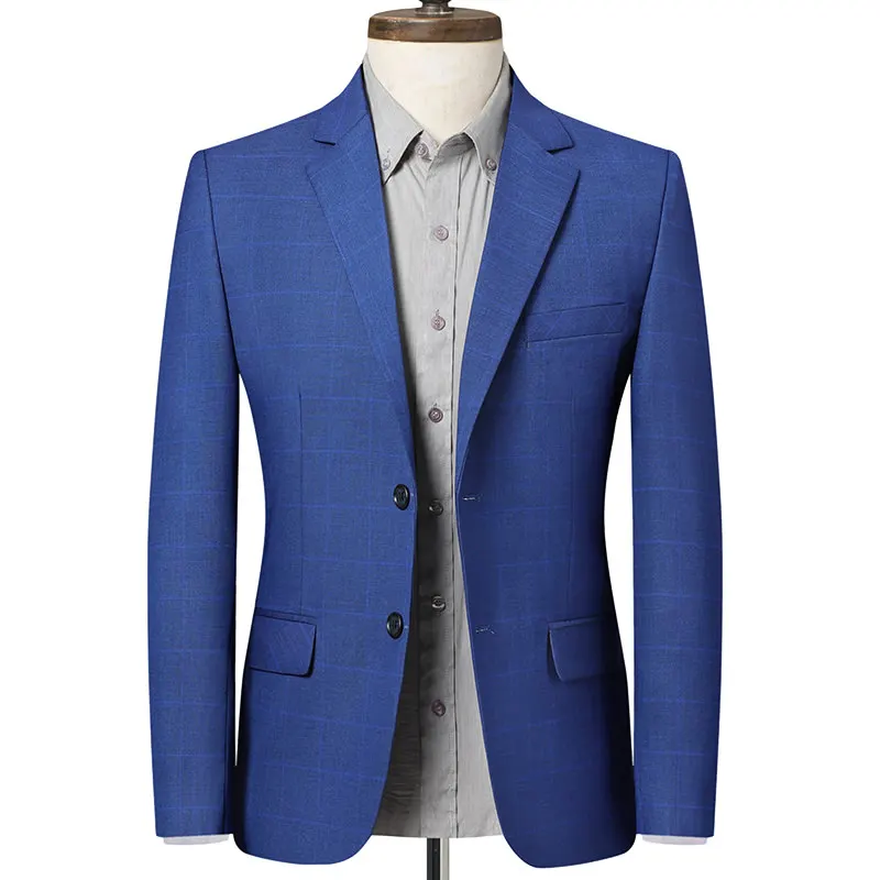 2020. aastaks Uued Meeste Vabaaja Äri Sobiks Jope Sobiks Meeste parima Kvaliteediga Sinine Ülikond Jope Slim Härrasmees Pulm Kleit