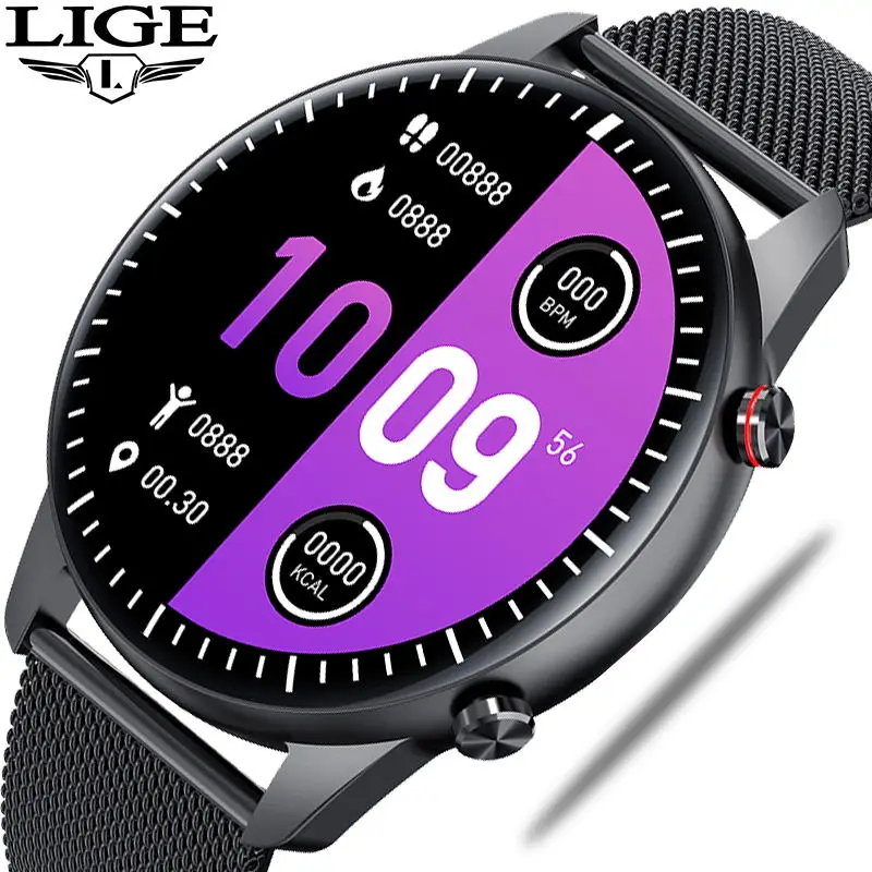 LIGE 2021 Uus Smart Watch Mehed Bluetooth Kõne Smartwatch Naiste Fitness Spordi-Toetada Muusika Allalaadimine Kella Android, IOS Telefoni