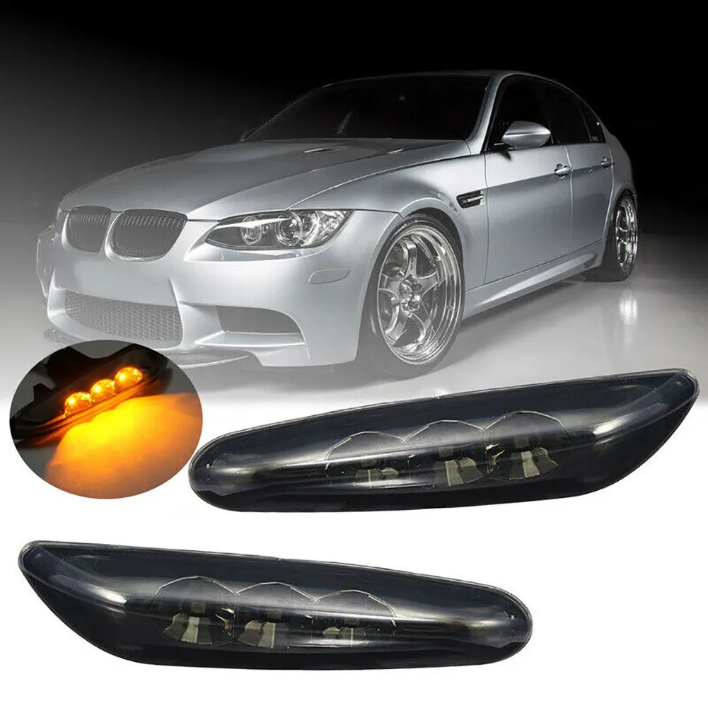 2tk Auto LED-pidurituled Kerge Suitsu suunatuli Lamp BMW E82 E88 E60 e61 seadmesse E90 E91 E92 Külje-gabariidituled