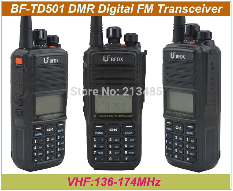 BFDX BF-TD501 VHF 136-174MHz DMR-Digital FM Transiiver