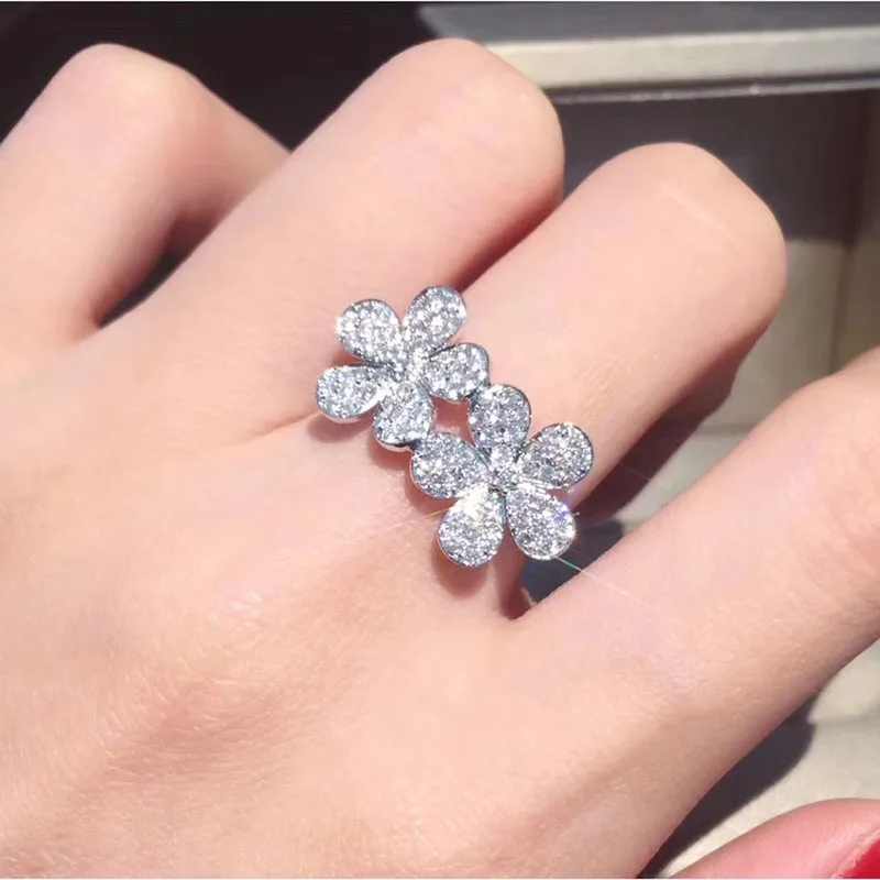 18k valge kuld sõrmus Loodusliku Tõeline Teemant Sõrmus Engagement&Pulmad Ehted on sertifikaadi 0022