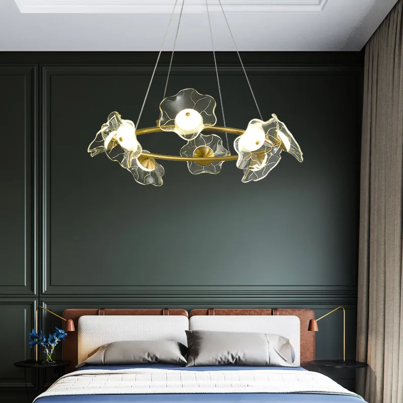 Põhjamaade kaasaegse led glass ball põhjamaade lamp valgustus lumiere köögi inventar söögituba kerge magamistuba rippus lamp