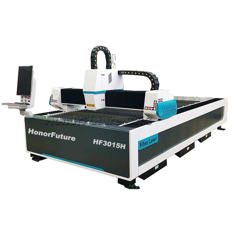 Lehtmetalli Fiber Laser Cutting Machine CNC 1530 1325 500W 1000W 2000W