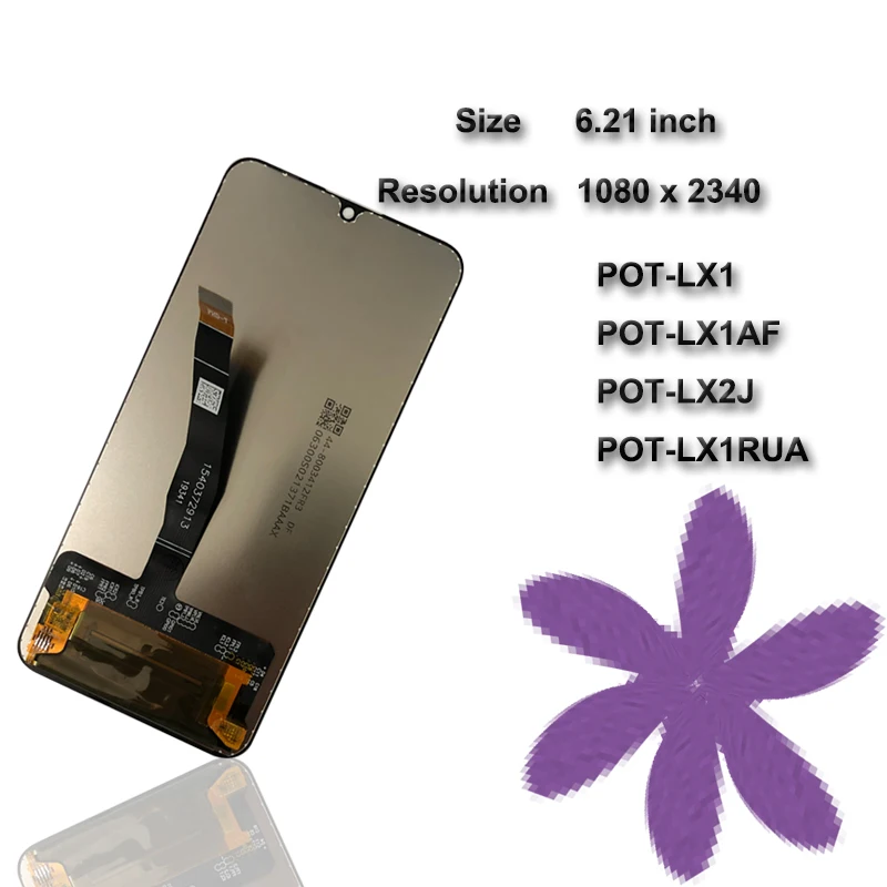 Hulgi-3 tk LCD Huawei P Smart 2019 LCD LCD Ekraan P Smart 2019 LCD Nautida 9S Ekraani POT-LX1 L21 LX3
