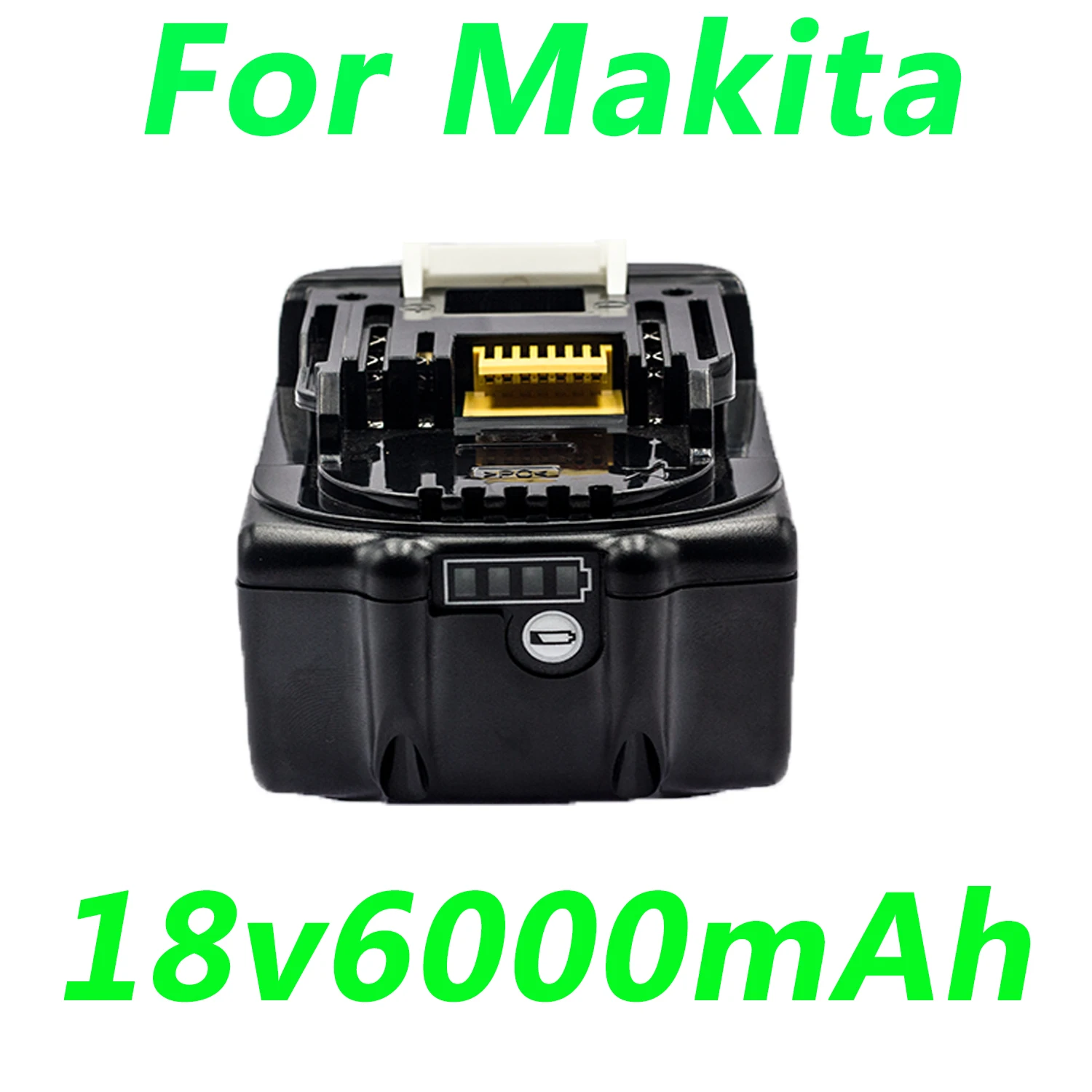 Kooskõlas Makita BL1830 aku 18V 6000mAh professional lithium-aku, laetav elektritööriistade BL1850 BL1860 aku