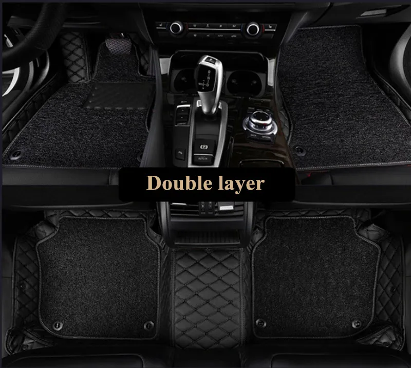 Kõrge kvaliteet! Kohandatud eriline auto põranda matid Cadillac Escalade 2020-2007 6 7 istekohti veekindel topelt kihi auto vaibad vaibad